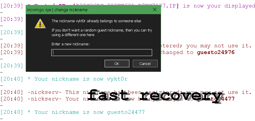 Fast Recovery